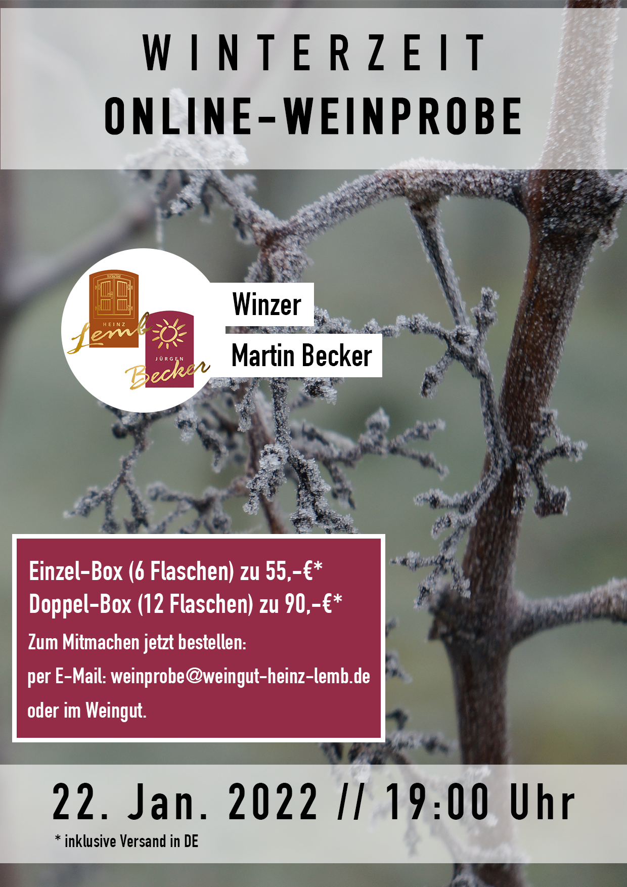 Online Weinprobe vol. 8 22.01.2022